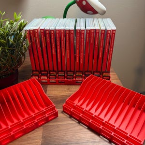 Nintendo Switch ゲームホルダー – 10、14、18 スロットオプション – ゲームカードオーガナイザースタンド – Switch ゲーム用カートリッジラック