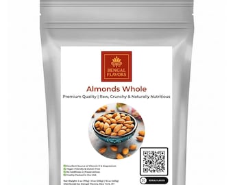 Premium Whole Almonds – Fresh, Crunchy, Vegan & Gluten-Free