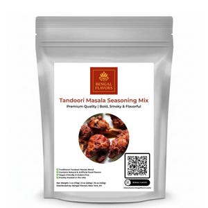 Tandoori Masala Seasoning Mix - Premium Quality | Bold & Smoky Indian BBQ Spice Blend | 4 oz, 8 oz, 16 oz | Bengal Flavors