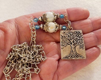 Tree of Life Necklace, Celtic Tree of Life Pendant, Silver Earth Talisman, Celtic Tree of Life, Protection, Amulet, Valentine's Gift, Gift