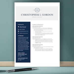 Simple & Modern CV Template Easy to Edit Minimalist Resume Template ATS-friendly Download instantly and apply with confidence