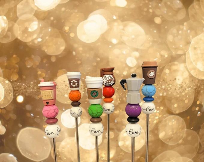 8" Coffee Love Ami Stick | Crochet Plushie Sewing Tools | Amigurumi Sticks | Stuffy Sticks