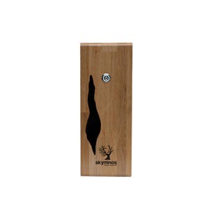 Pine Wood Cub Skymnos PC-XS -Handmade Pine Wood Computer-Rustic Wooden PC-Natural Wood - Artisan Workstasion - Liquid Glass