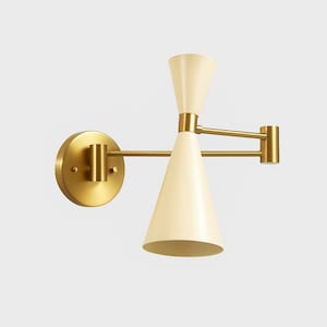 QLP®-Handcrafted Brass Wall Lamp Mid Century Adjustable Wall Sconces