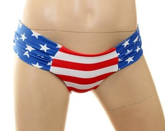 USA Flag Bikini Bottoms