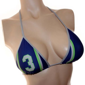 Football Seahawks Bikini Top image 1