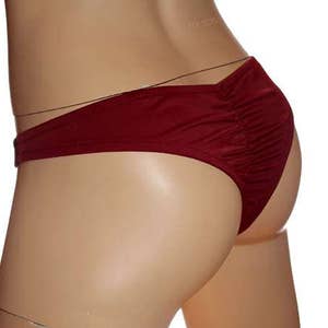 Sport Bikini Bottoms Low Rise with traditional elastic image 2