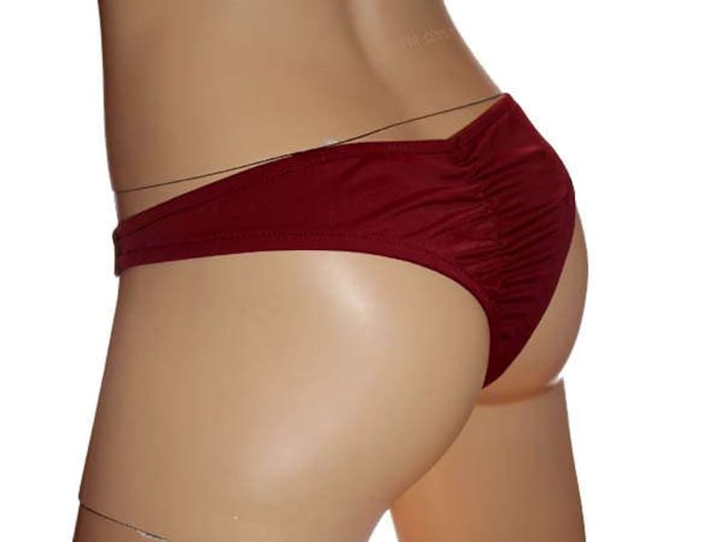 Sport Bikini Bottoms Low Rise with traditional elastic image 2