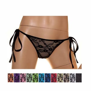 Lace Bikini Bottoms  (multiple coverage and color options)