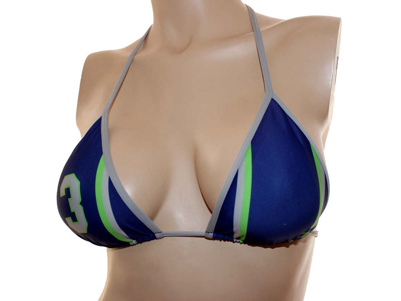 Football Seahawks Bikini Top image 3