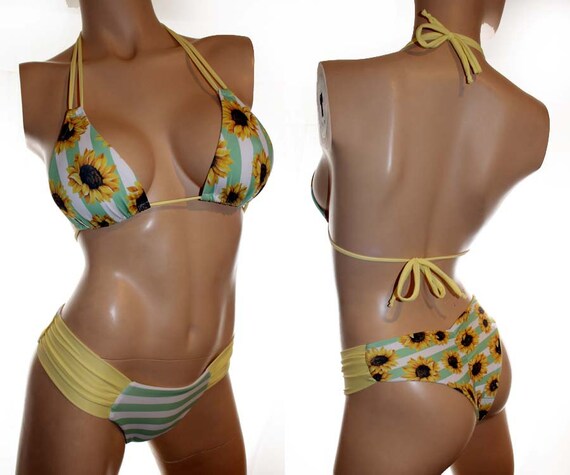 pale yellow swimsuit