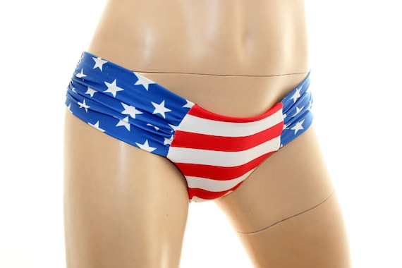 USA Flag Bikini Bottoms - Etsy