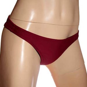 Sport Bikini Bottoms Low Rise with traditional elastic image 3