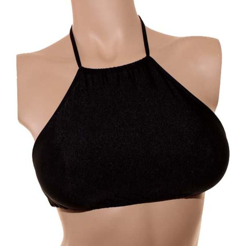 High Neck Adjustable Bikini Top any color image 2