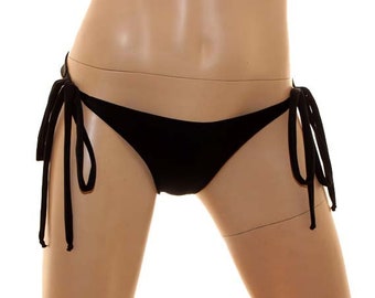 Thin Tie Side 1 (LOW) Bikini Bottoms (multiple coverage and color options)