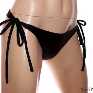 Thick Tie Side Bikini Bottoms (multiple coverage and color options)