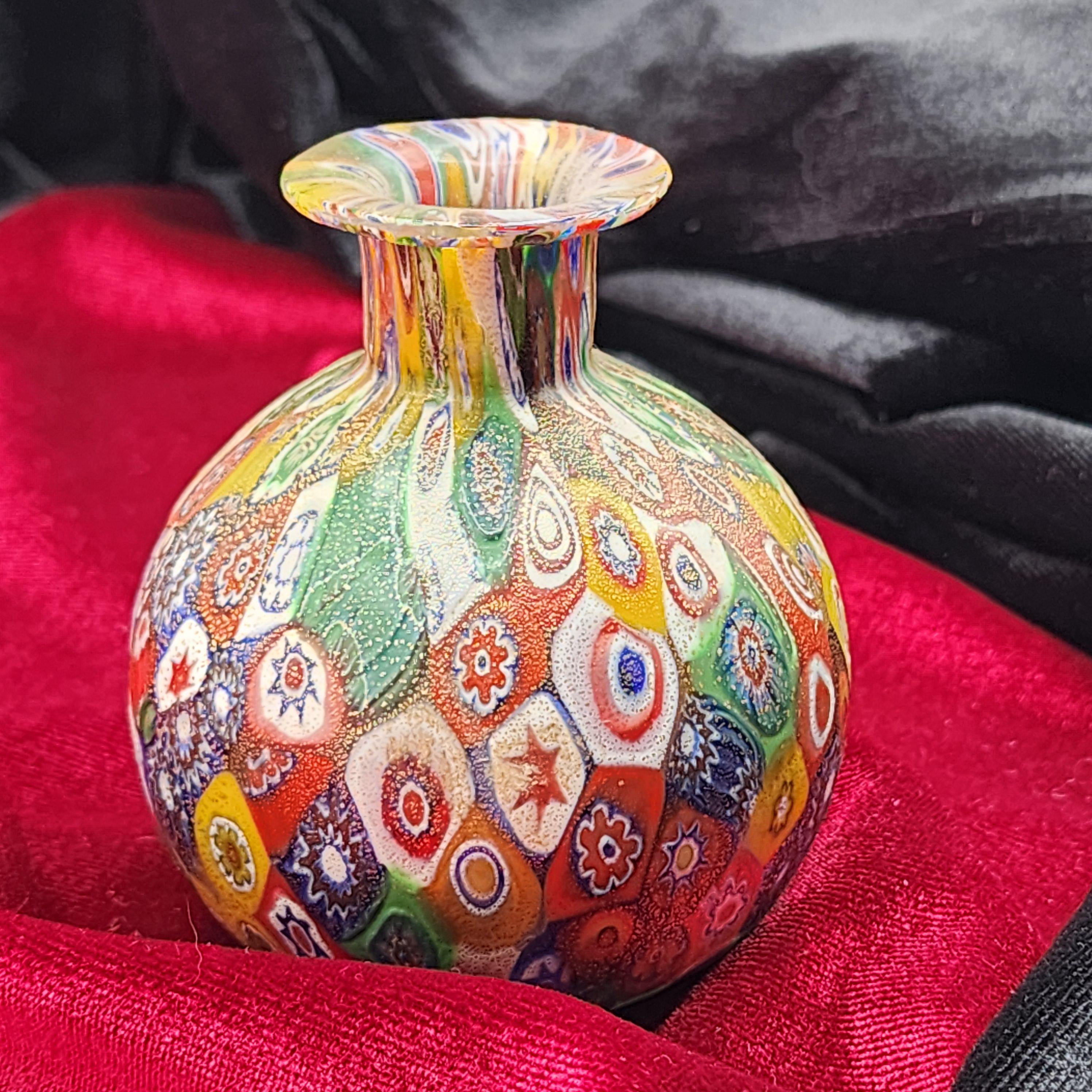 Millefiori Vase - Etsy