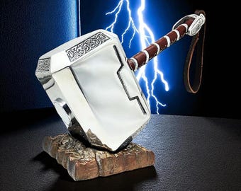 Custom Engraved Thor Hammer – Personalized Mjolnir Replica, Cosplay Prop