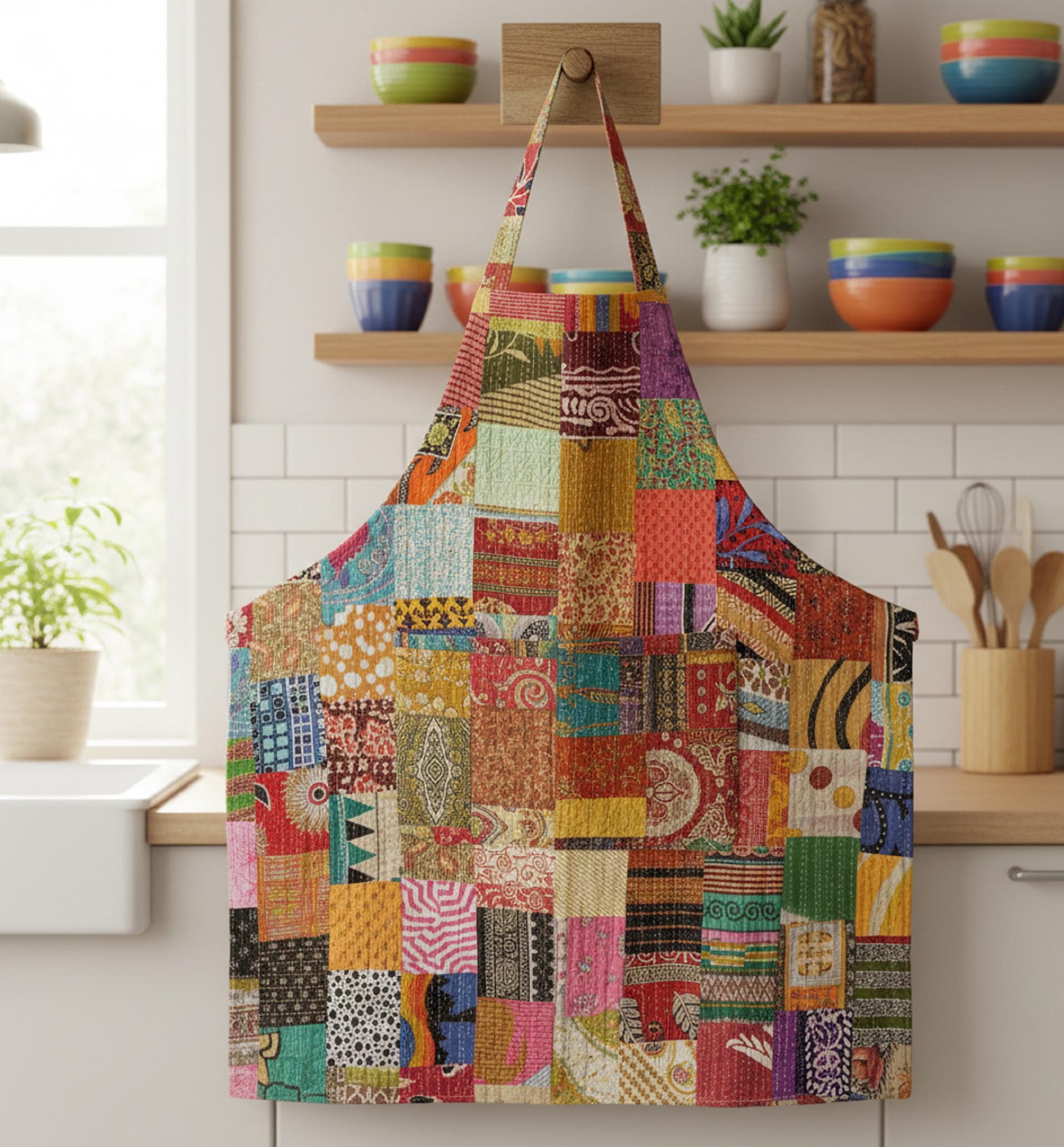 Kantha Apron - Etsy