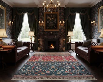 Alfombra Royal Nomad Mosaic / Alfombra de Tencel hecha a mano para sala de estar