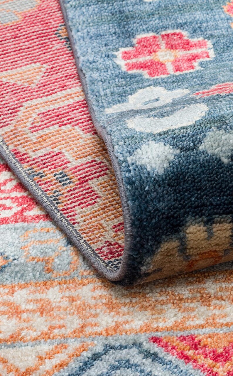 Königlicher Nomaden Mosaik Teppich | Handgefertigter Teppich aus Tencel Bild 9