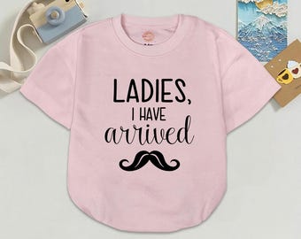 Divertido pelele para bebé, ¡He llegado!, Conjunto para anunciar el nacimiento del bebé, Lindo body para bebé, Regalo para baby shower