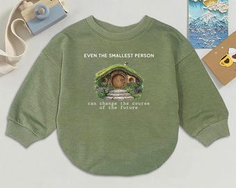 Pelele para bebé con cita inspiradora de El Hobbit, conjunto para bebé con un lindo diseño de casita, body para bebé, regalo para recién nacido, regalo único para bebé