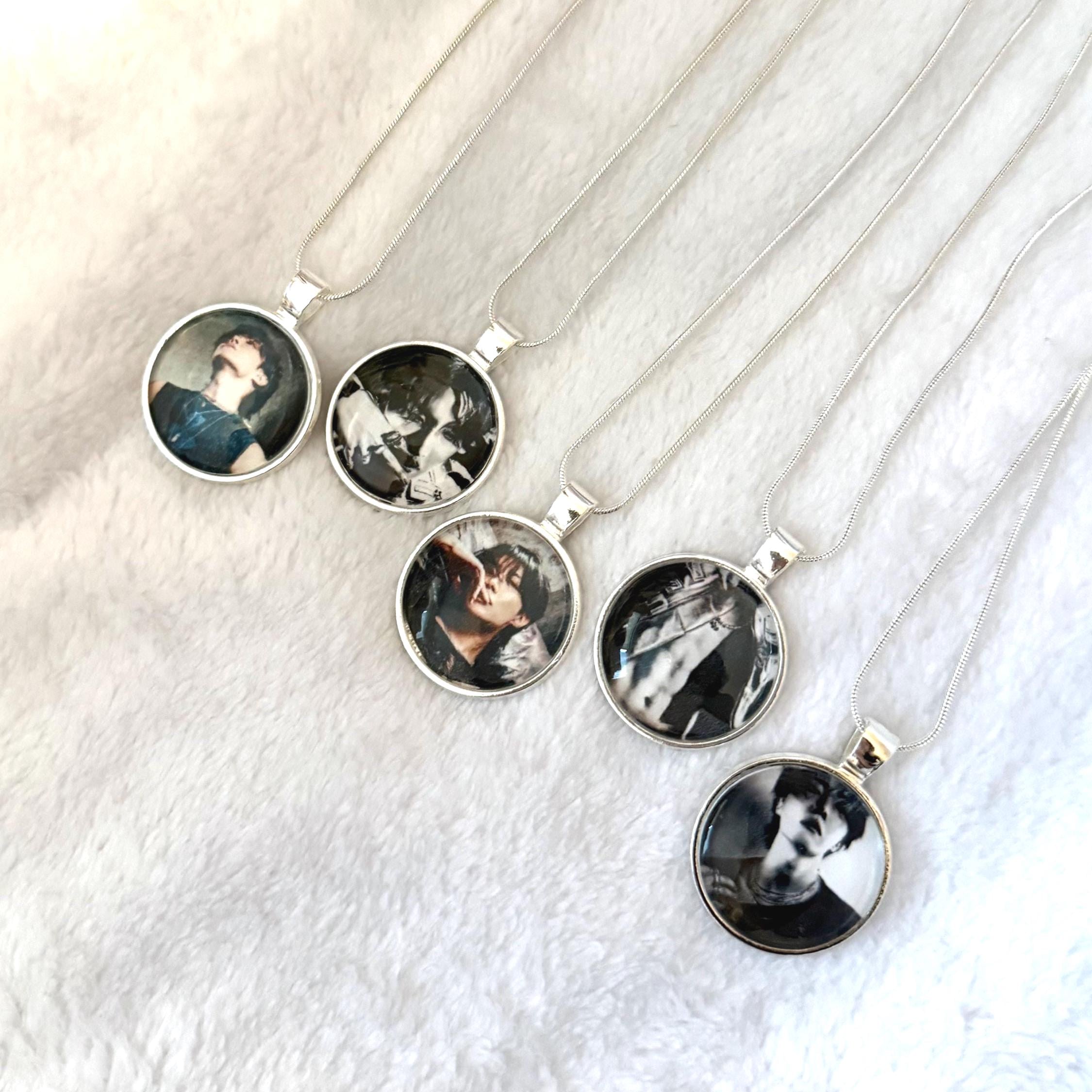 ★BTS JIMIN 着用★【Aphrose】★Sun Moon Pendant 6mm Rin.g★ BTS Army JIMIN “safety Pin Moon” Pendant K-pop Inspired