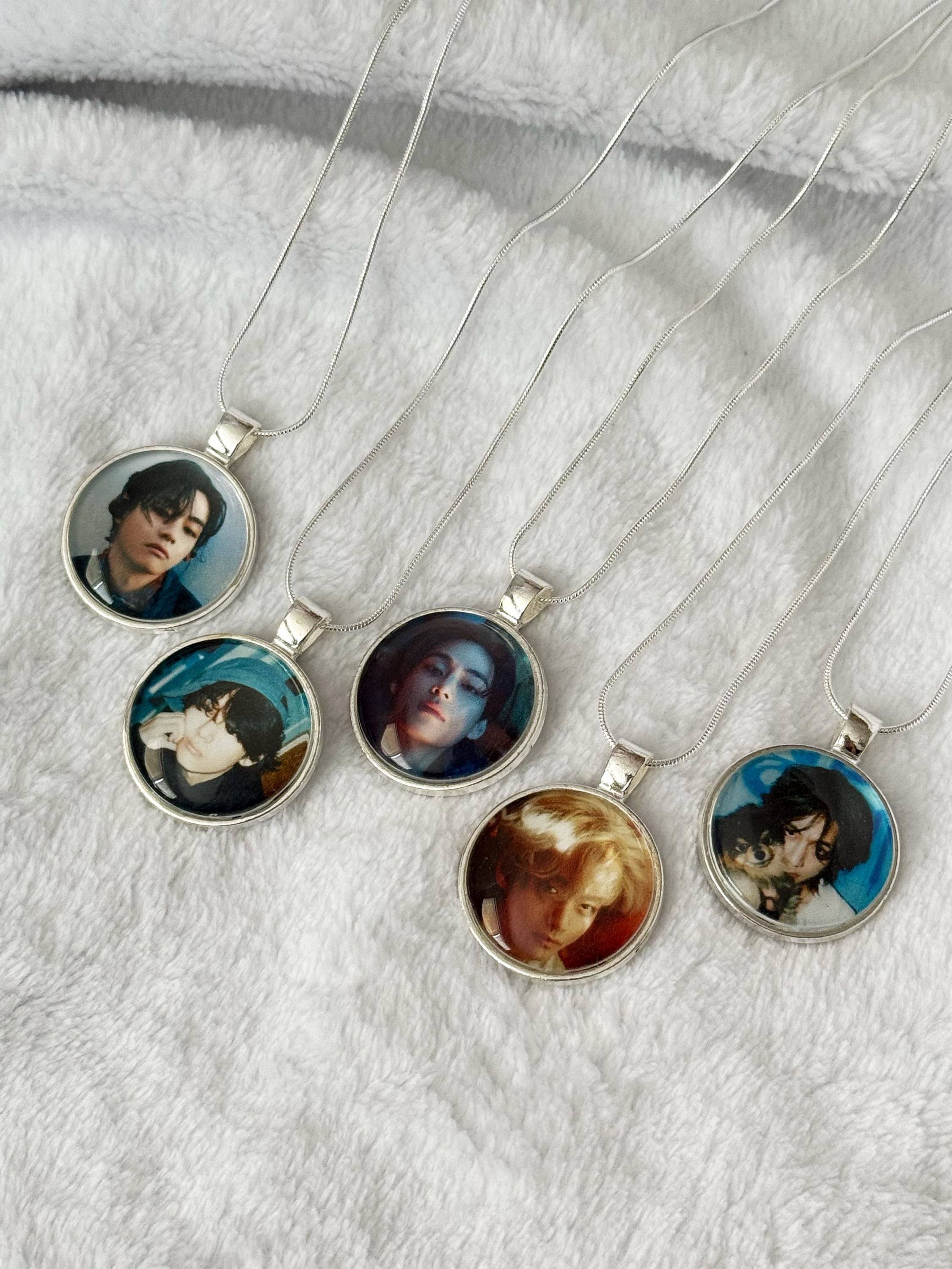 【 BTS V ソンミンス ネックレス 】　マルタ　ボンボヤージュ　ピアス　花 new bts jewelry collection ✨️ real flowers on epoxy resin