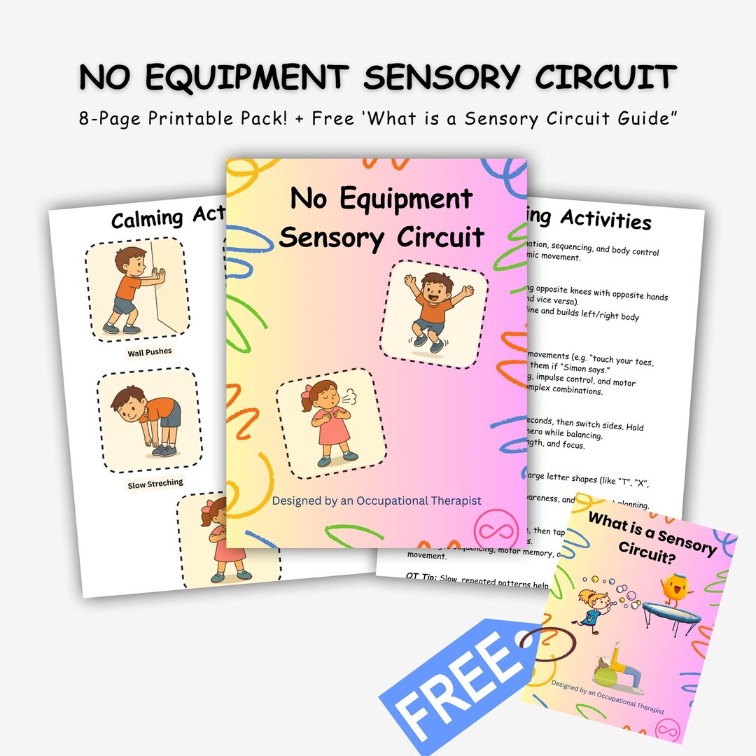 No Equipment Sensory Circuit + Free “what is Sensory Circuits?” Guide ...