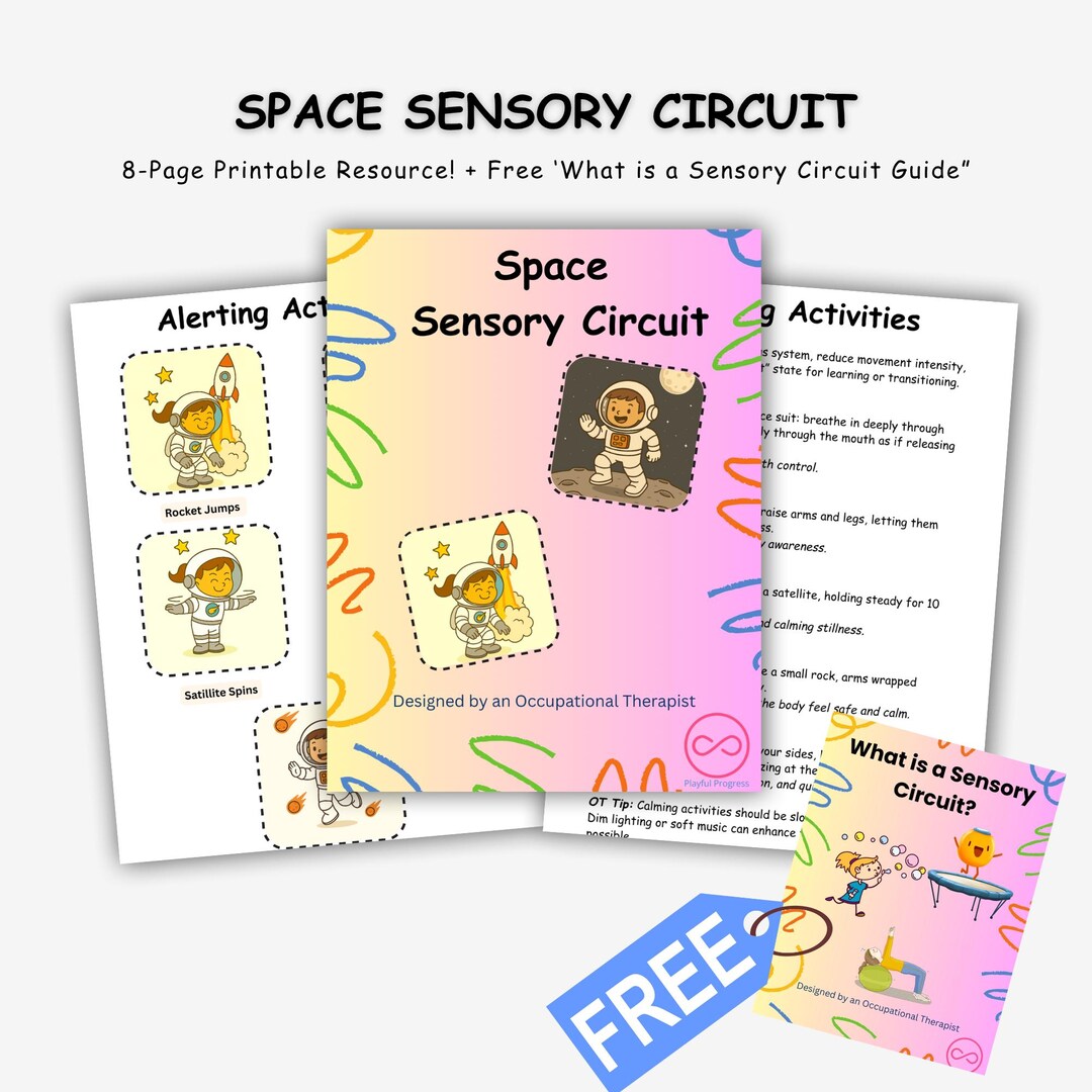 Space Themed Sensory Circuit + Free “what is Sensory Circuits?” Guide ...