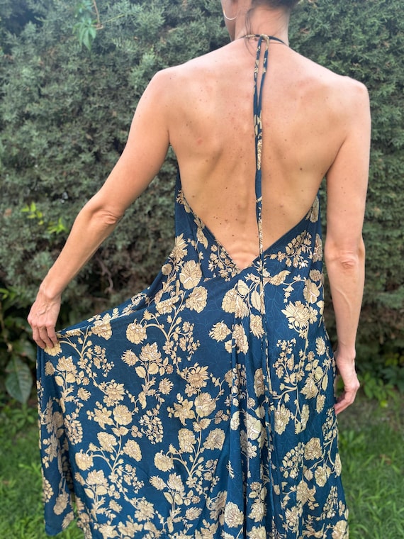 wedding guest dress backless Sleeveless Embroidered A-Line Midi Wedding Guest Dress main image 1