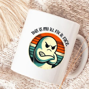 Witziges Superguard-Becher-Geschenk, dies ist meine kranke Fix-Gesicht, Superguard-Kaffeetasse für Kollegen, nützliche Superguard-Teetasse für das Büro
