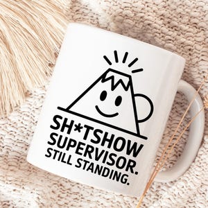 Lustiges Chef-Becher-Geschenk, Shitshow-Leiter-Still stehen, Chef-Kaffeeteebecher für Mann- oder Frau-Leiter, Bürogeschenk