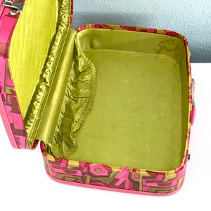 Vintage 1960s Groovy Pink Suitcase Vintage Luggage Funky - Etsy