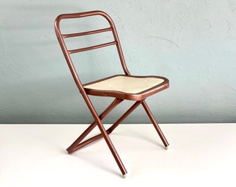 Vintage Hampden Child’s Pink Metal Folding Chair