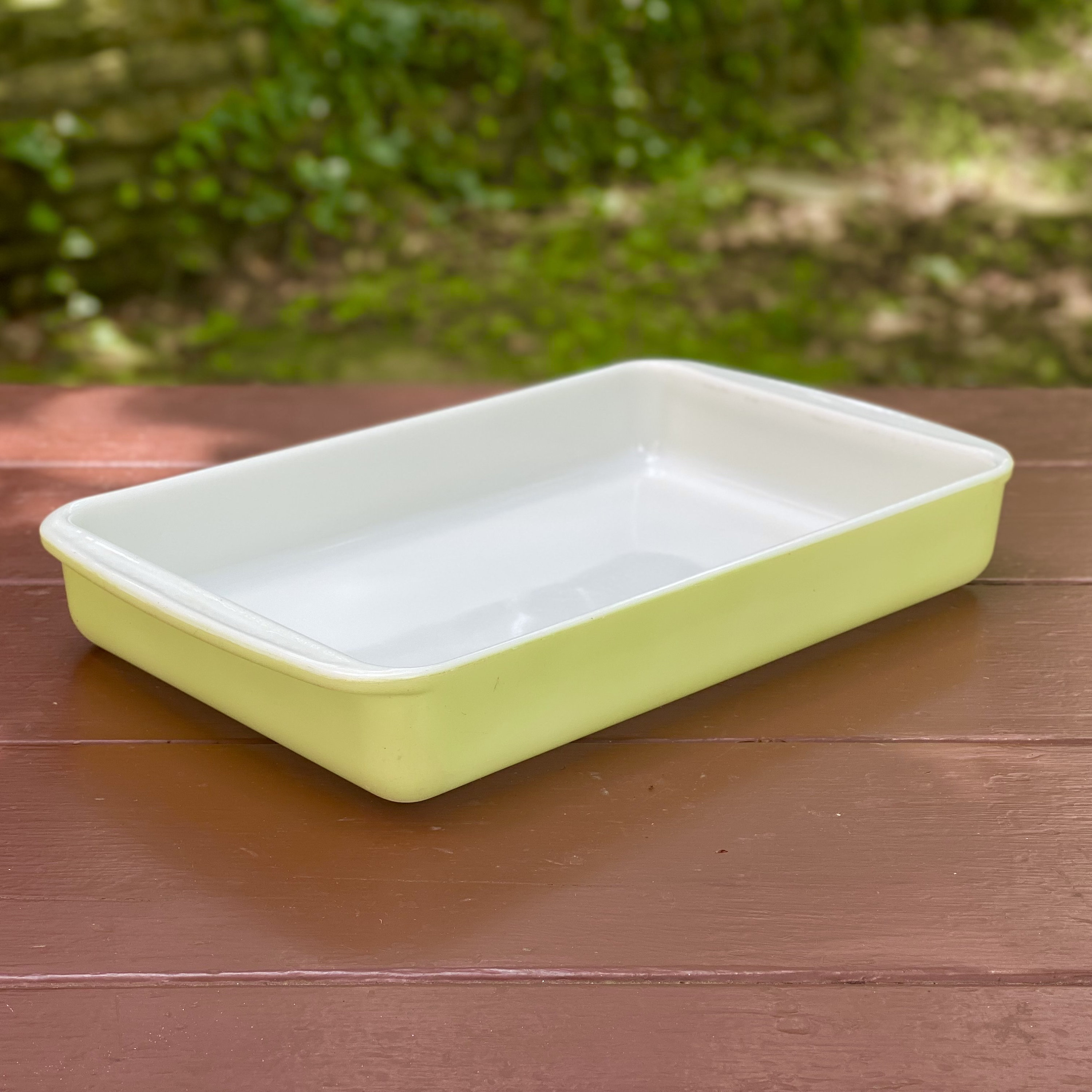 Vintage Lime Green Verde Pyrex 232 2 Qt Lasagna Baking Dish Good Condition see Item Details Etsy Canada