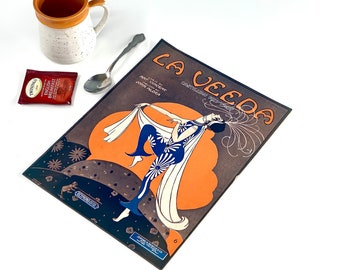 Antique 1920 La Veeda Castillian Fox Trot Sheet Music, Good Condition (See Item Details)