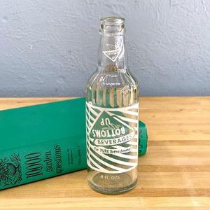 Vintage Bottoms Up Soda Pop Bottles