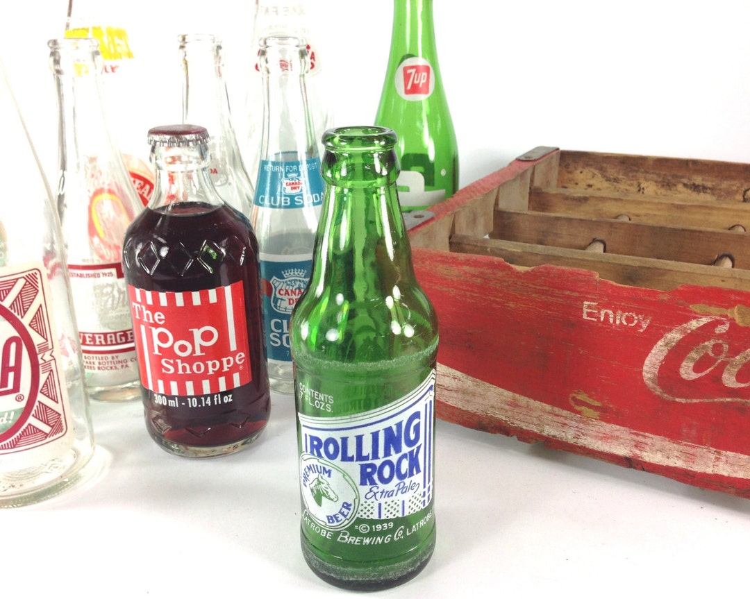 Antique Rolling Rock Beer Bottle Latrobe PA 33 A Little Nip / - Etsy