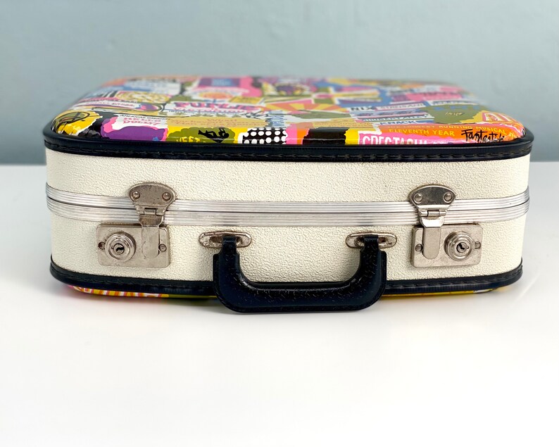 Vintage Broadway Suitcase New York City Vintage Suitcase Etsy