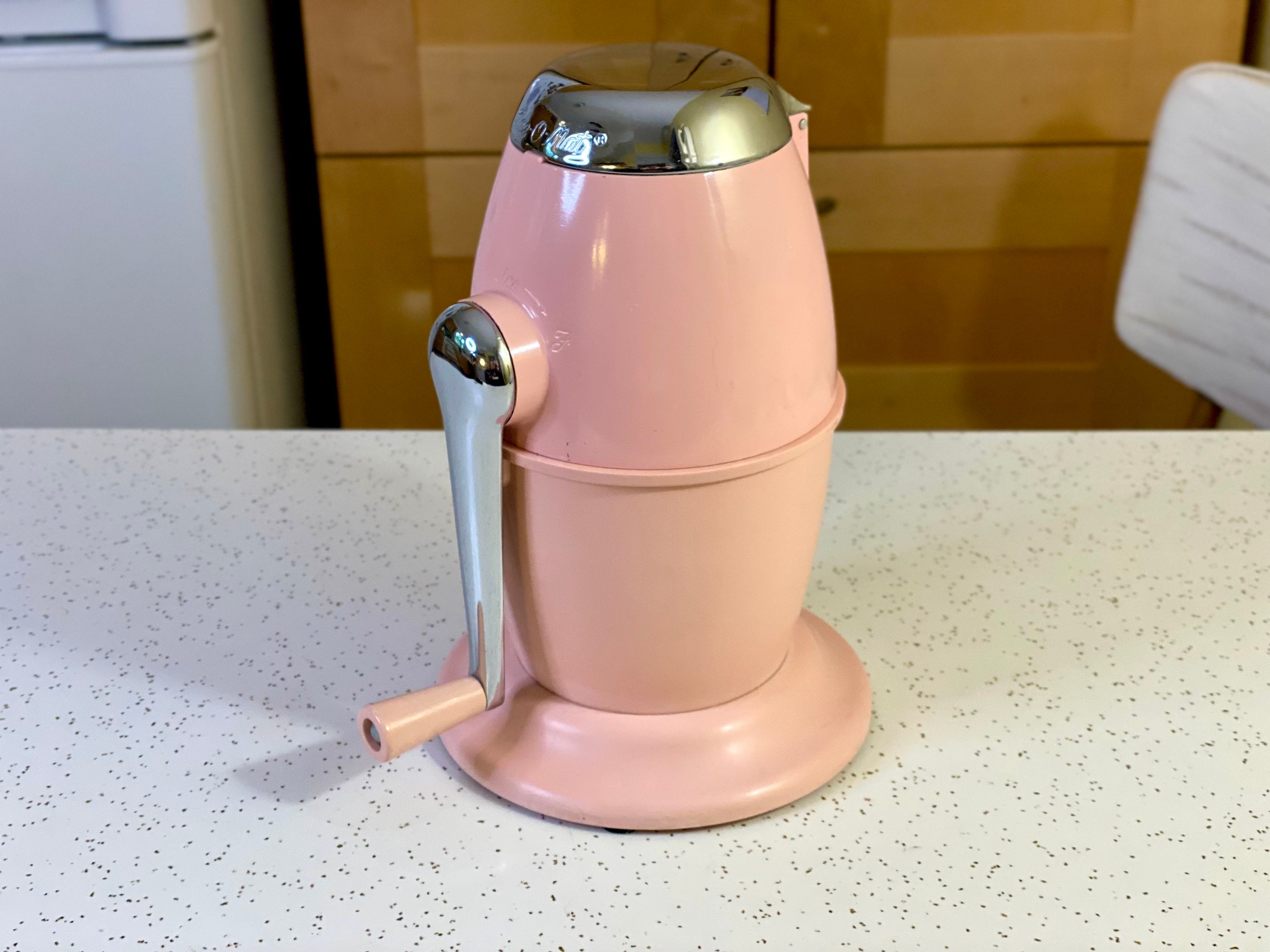 Vintage Rival Can-O-Mat Can Opener Pink Retro