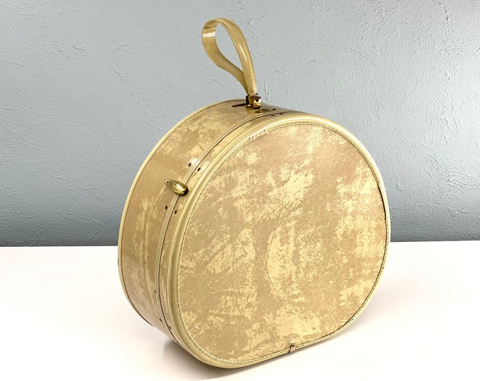 Vintage Round Samsonite Suitcase Hat Box, Samsonite Luggage, Hatbox Etsy
