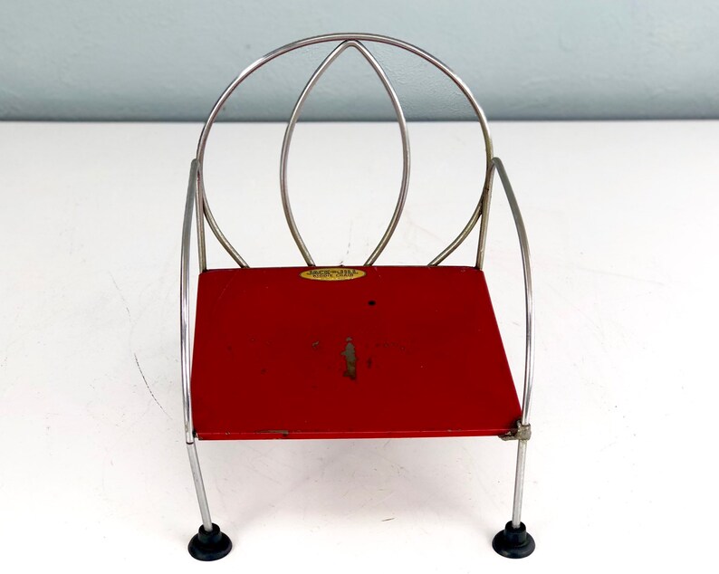 Vintage Jack and Jill Kiddie Chair Children Kids Seat Red Etsy