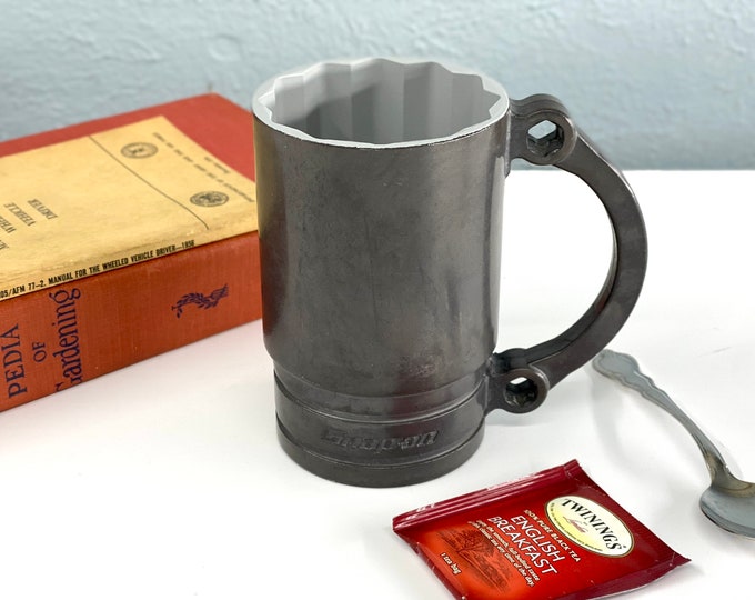Vintage SNAPON Cast Aluminum Flankard 5/8 SF201 Socket Wrench Handle Mug Stein Etsy