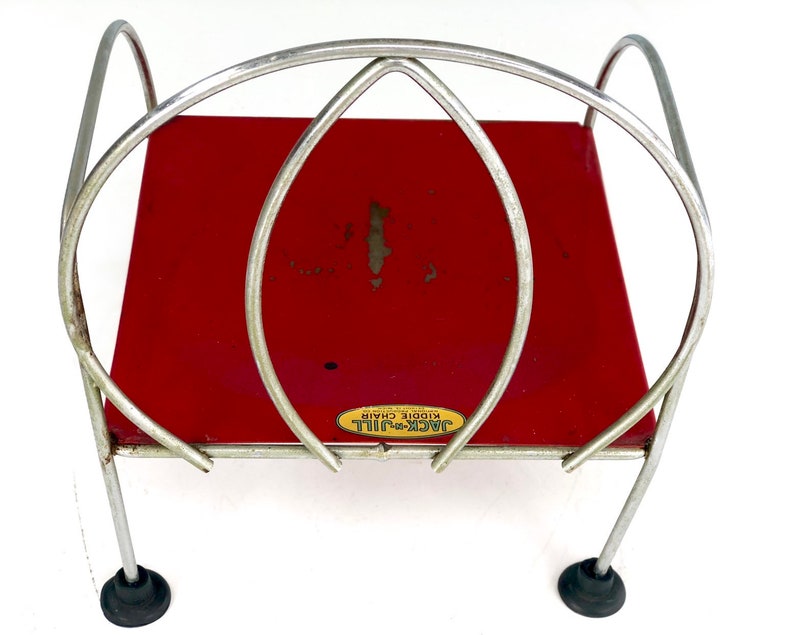 Vintage Jack and Jill Kiddie Chair Children Kids Seat Red Etsy