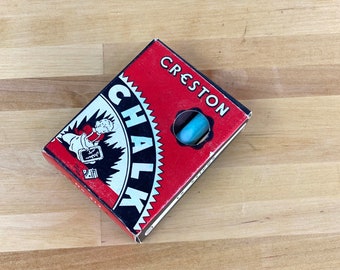 Antique 1930s / 1940s Creston Color Chalk in Original Box