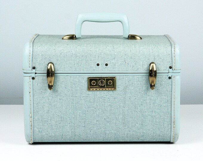 Vintage Samsonite Train Case Streamlite Small Suitcase - Etsy