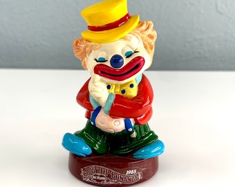 Vintage Plastic Clown Bank, 1985 Big Top Bonanza, Del Monte