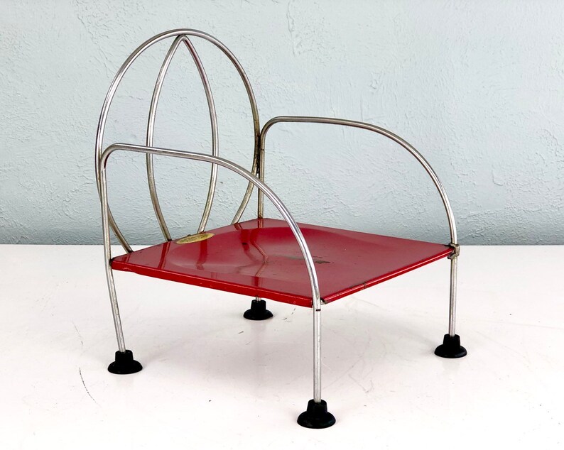 Vintage Jack and Jill Kiddie Chair Children Kids Seat Red Etsy